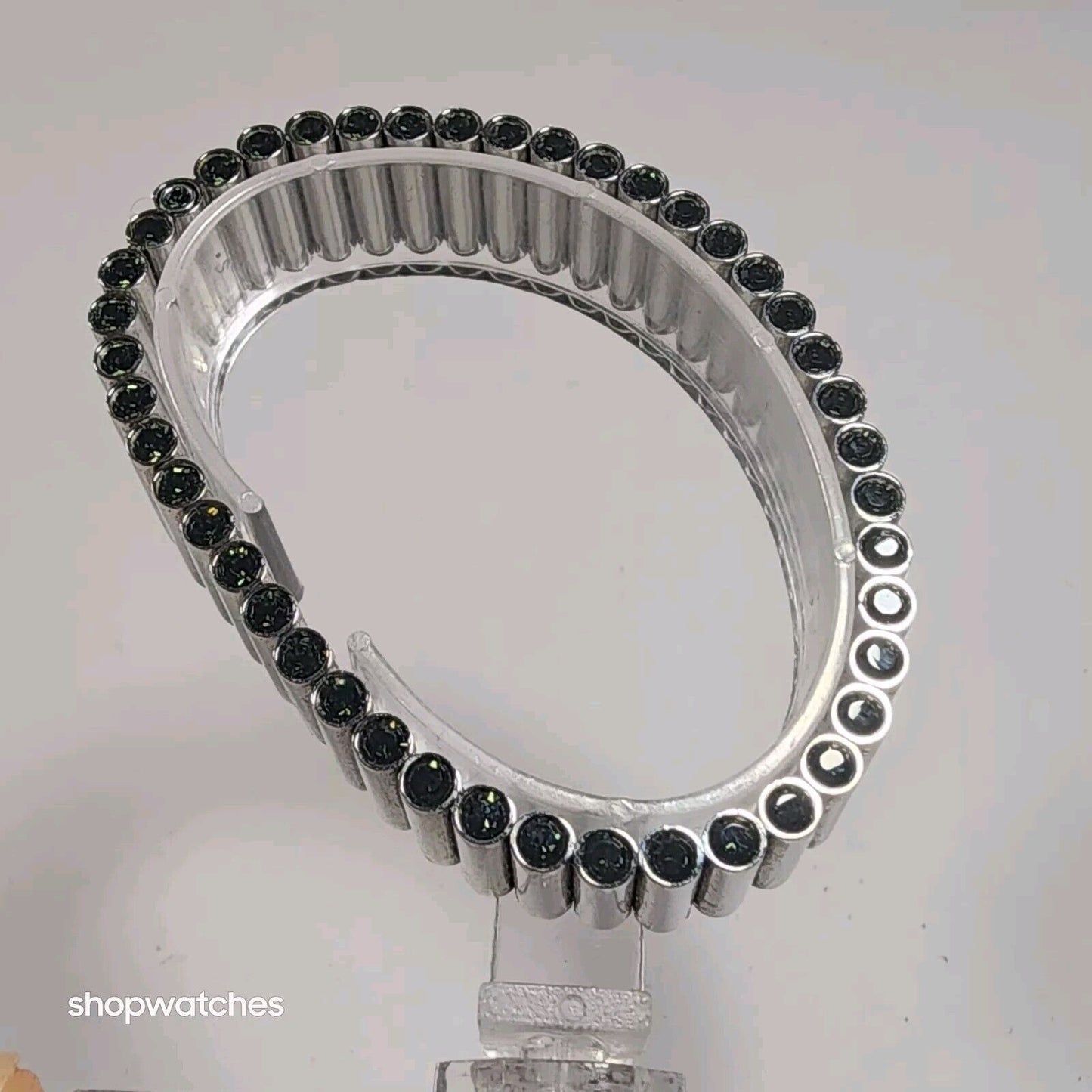 SWATCH Bracelet Small 6.25 Bijoux Lustro Swarovski Crystal Infinity Flex Vintage