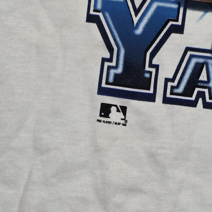 1999 World Series New York Yankees Shirt Mens 2XL White Double Sided Vintage