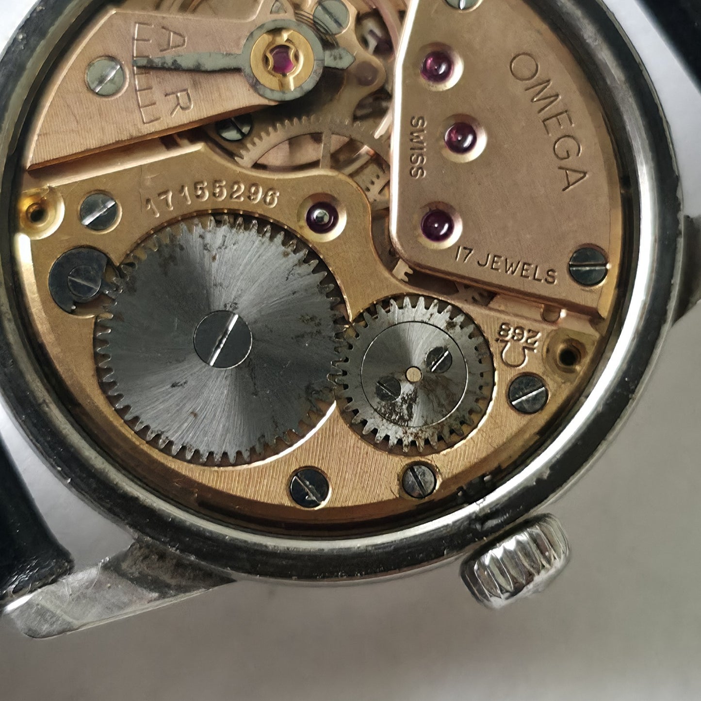 Omega Watch Ranchero Rare Movement 268 Manual Wind White Dial Vintage Working