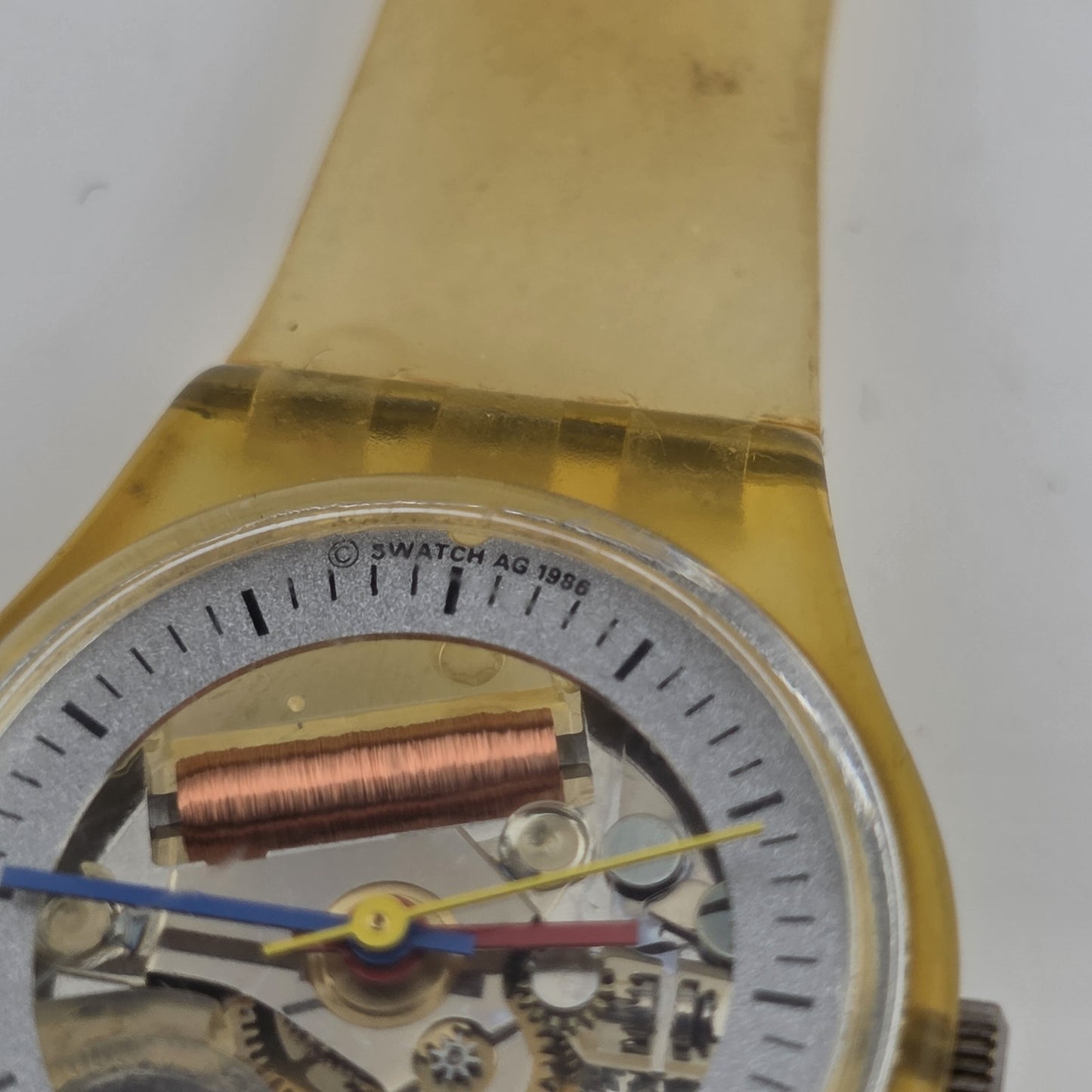 Vintage Swatch Watch “Little Jelly” LK103 – Ladies Transparent 1986 – Running