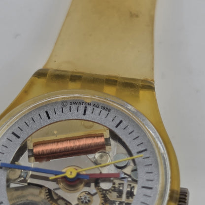 Vintage Swatch Watch “Little Jelly” LK103 – Ladies Transparent 1986 – Running