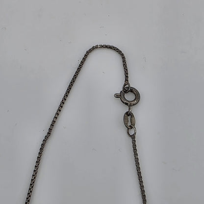 Sterling silver 925 necklace with a name Arabic Jasmine  18 Inches