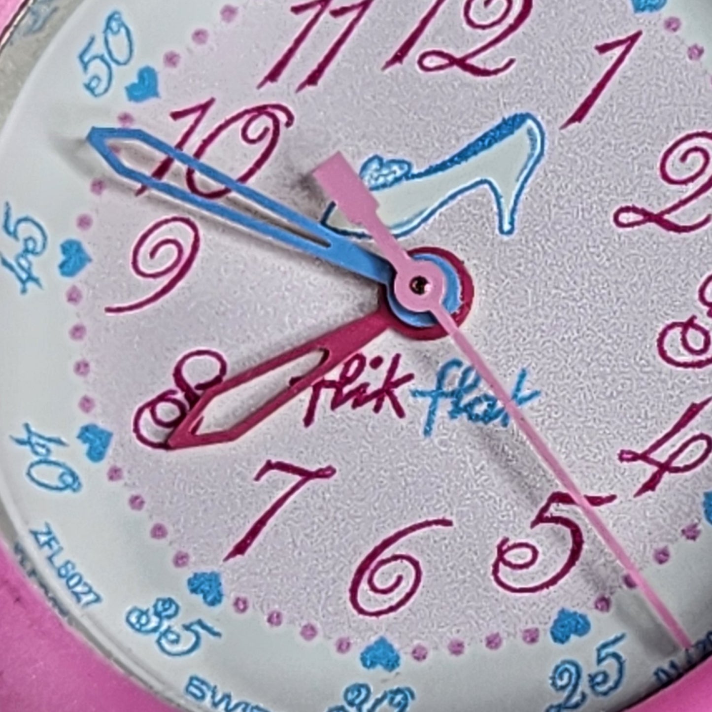 Flik Flak Disney Princess Cinderella Watch Swiss Pink Quartz Swatch 2011
