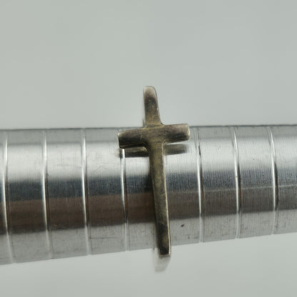 Sterling Silver Cross Ring Size 7 Religion Jesus Spiritual Minimalist De 925 Mex