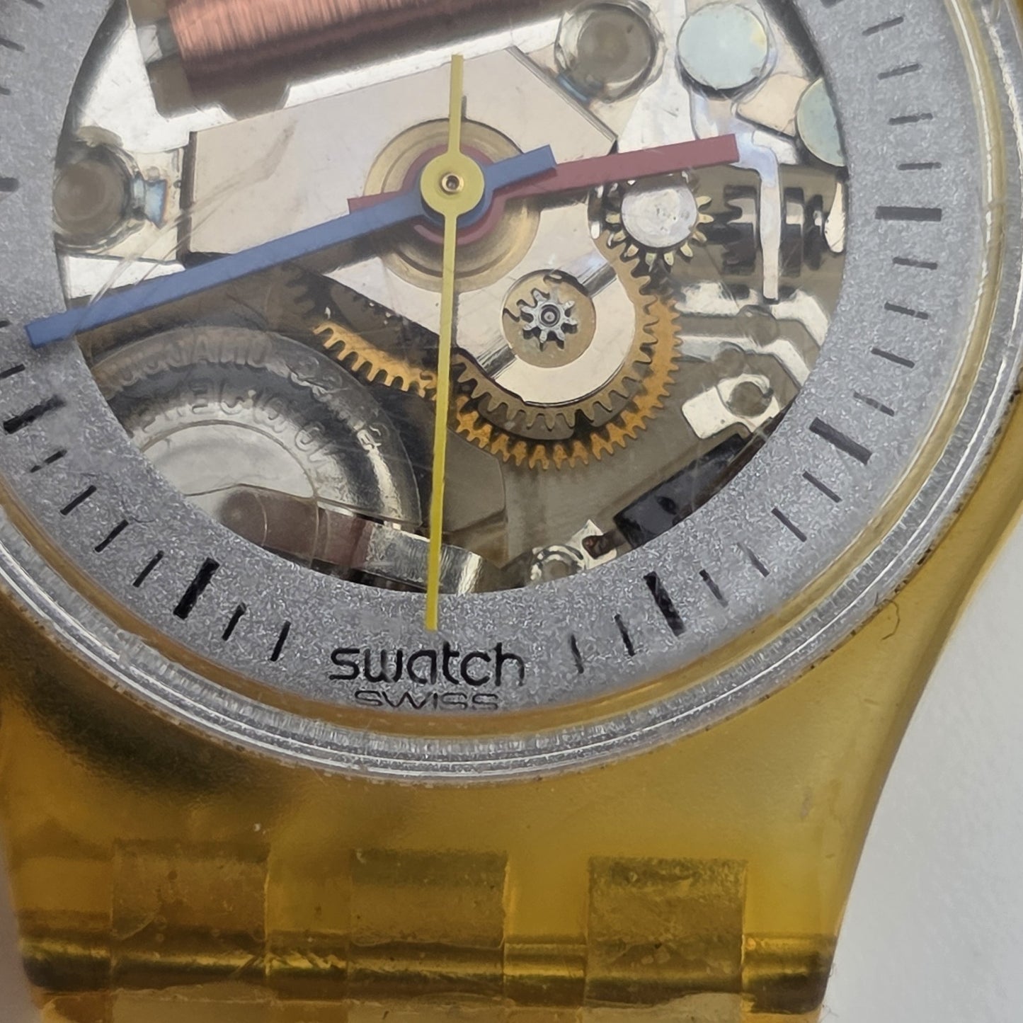 Vintage Swatch Watch “Little Jelly” LK103 – Ladies Transparent 1986 – Running