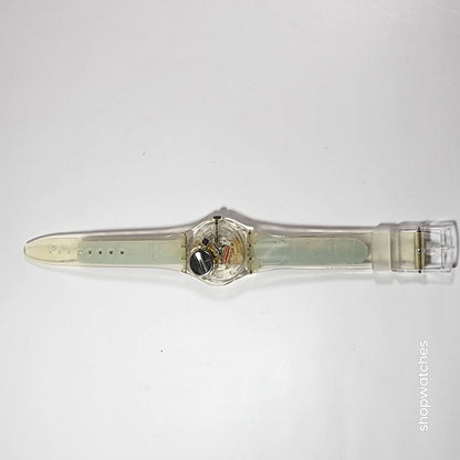 Swatch Watch CIGAR GK250 Vintage 1996 Limited Edition with Metal Tube Set EUC