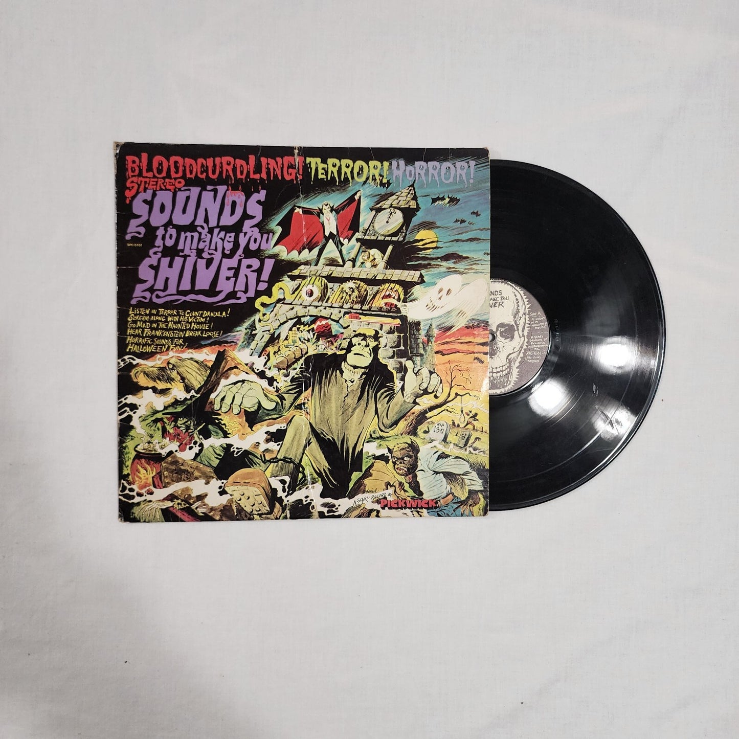 Sounds That Make You Shiver Pickwick Monster LP Vinyl  Scratches / Wear