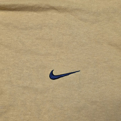Rare Vintage Nike T-Shirt Men’s Medium Yellow Embroidered Swoosh 90s 2000s USA