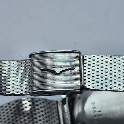 Vintage Longines women's stainless steel watch ref. 7889.10 460 1970s wind up