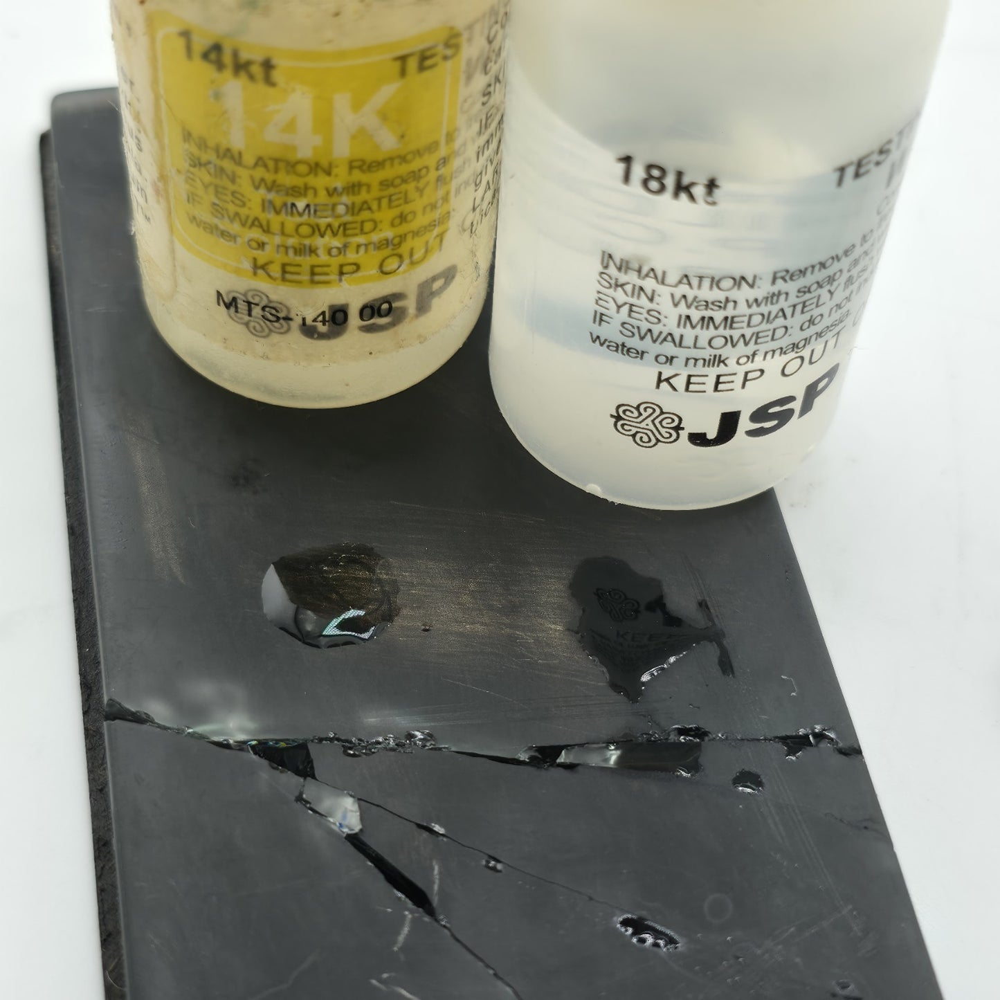 14K Yellow Gold Singapore Chain Bracelet  ITALY 1.8mm 7" Vintage