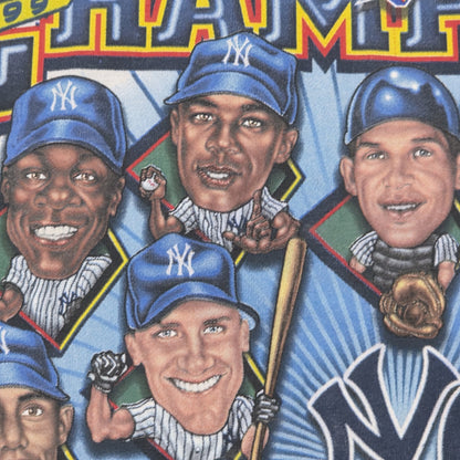 1999 World Series New York Yankees Shirt Mens 2XL White Double Sided Vintage