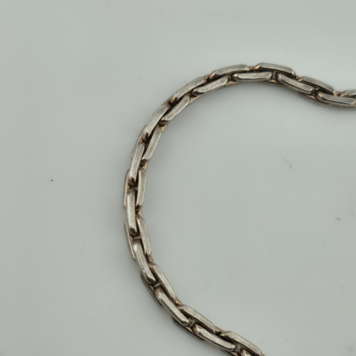 Sterling Silver Cross pendant Sterling Silver Necklace Choker 14” 20g Vintage