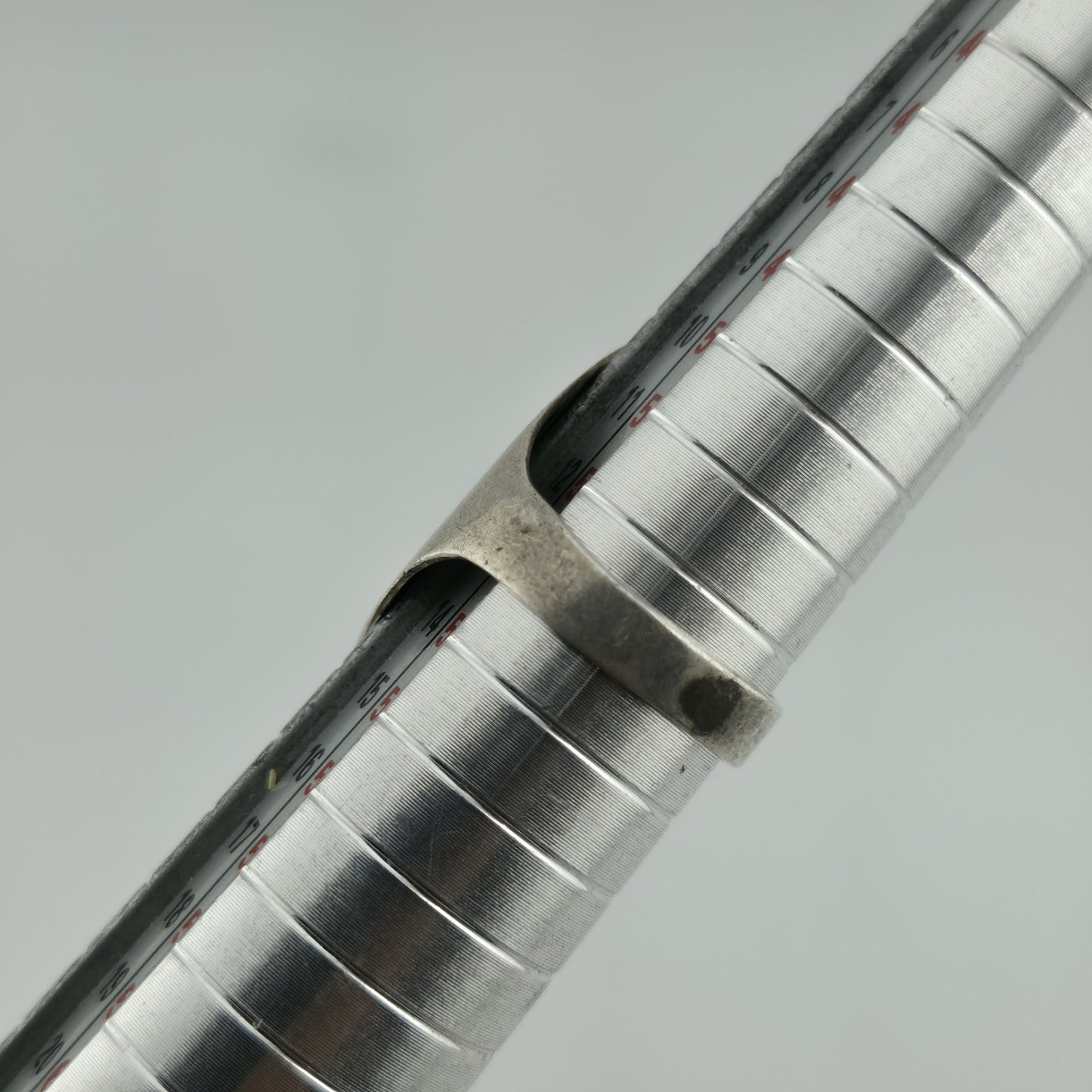 Ring Sterling Silver MCM MODERN contemporary Artisan Organic Minimalist Size 6.2