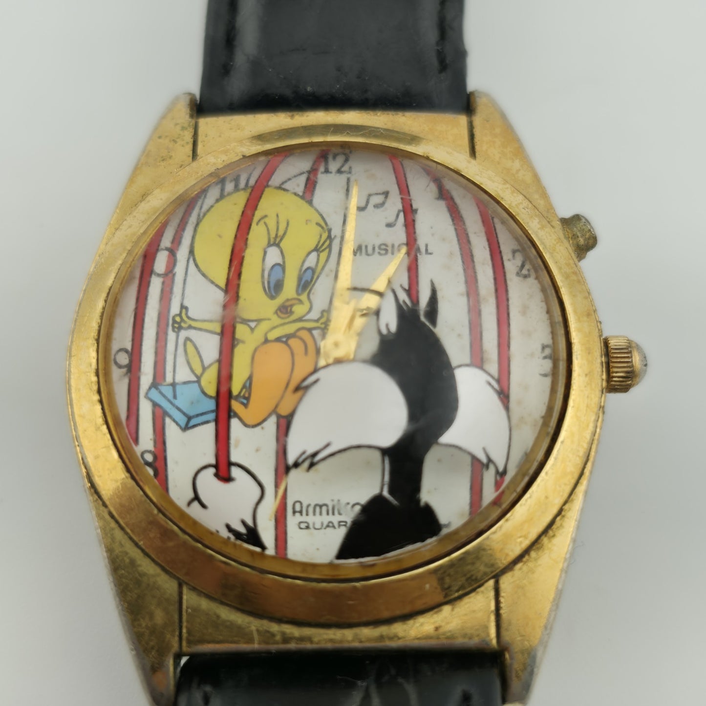 TWEETY BIRD SILVESTER Watch MUSICAL MELODIES WARNER BROS ARMITRON VINTAGE 1995