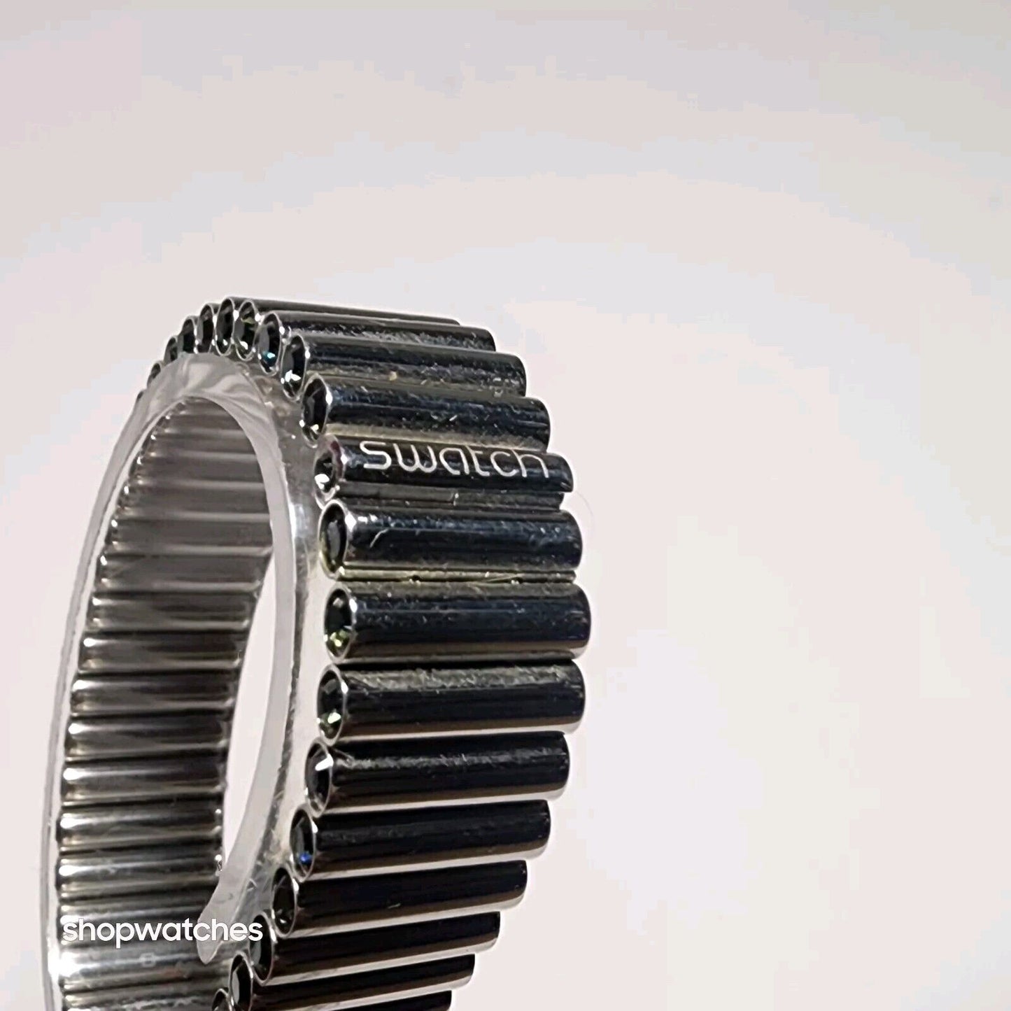 SWATCH Bracelet Small 6.25 Bijoux Lustro Swarovski Crystal Infinity Flex Vintage
