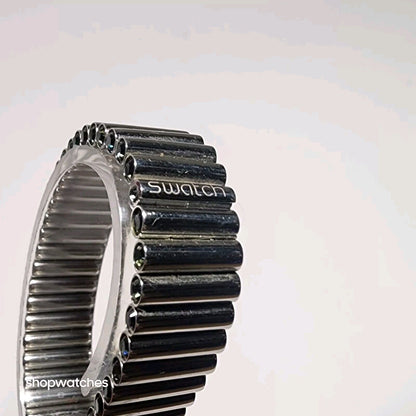 SWATCH Bracelet Small 6.25 Bijoux Lustro Swarovski Crystal Infinity Flex Vintage
