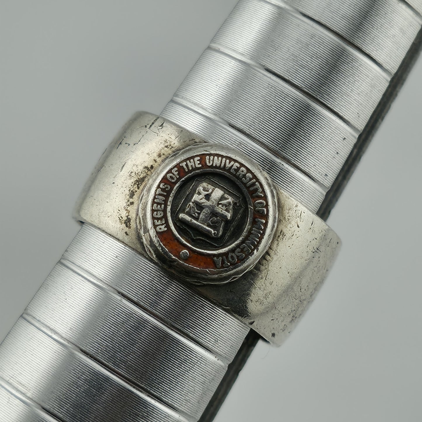Regents of the University of Minnesota Signet Ring Size 5.5 Sterling Silver VTG