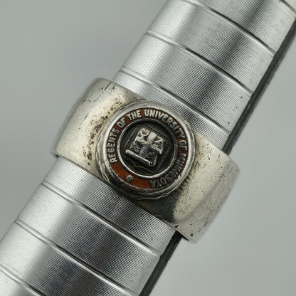 Regents of the University of Minnesota Signet Ring Size 5.5 Sterling Silver VTG