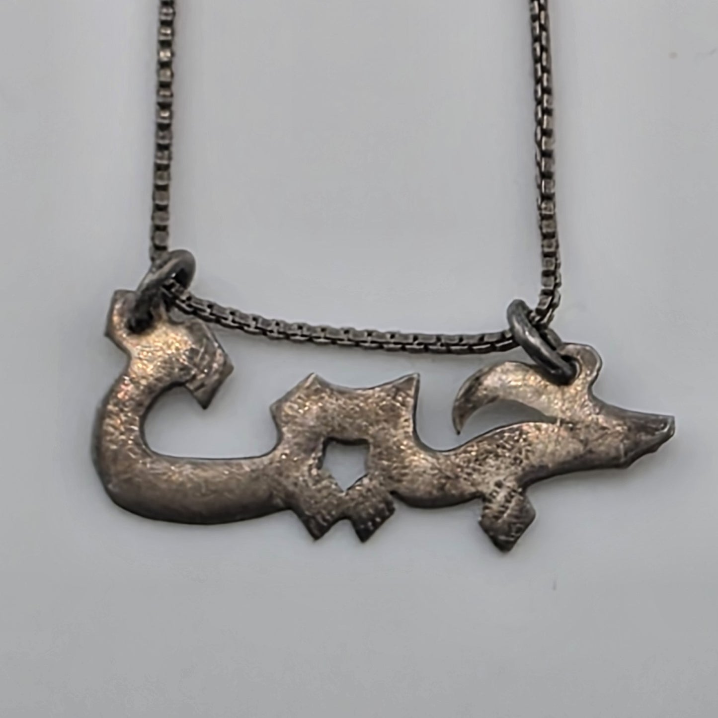 Sterling silver 925 necklace with a name Arabic Jasmine  18 Inches