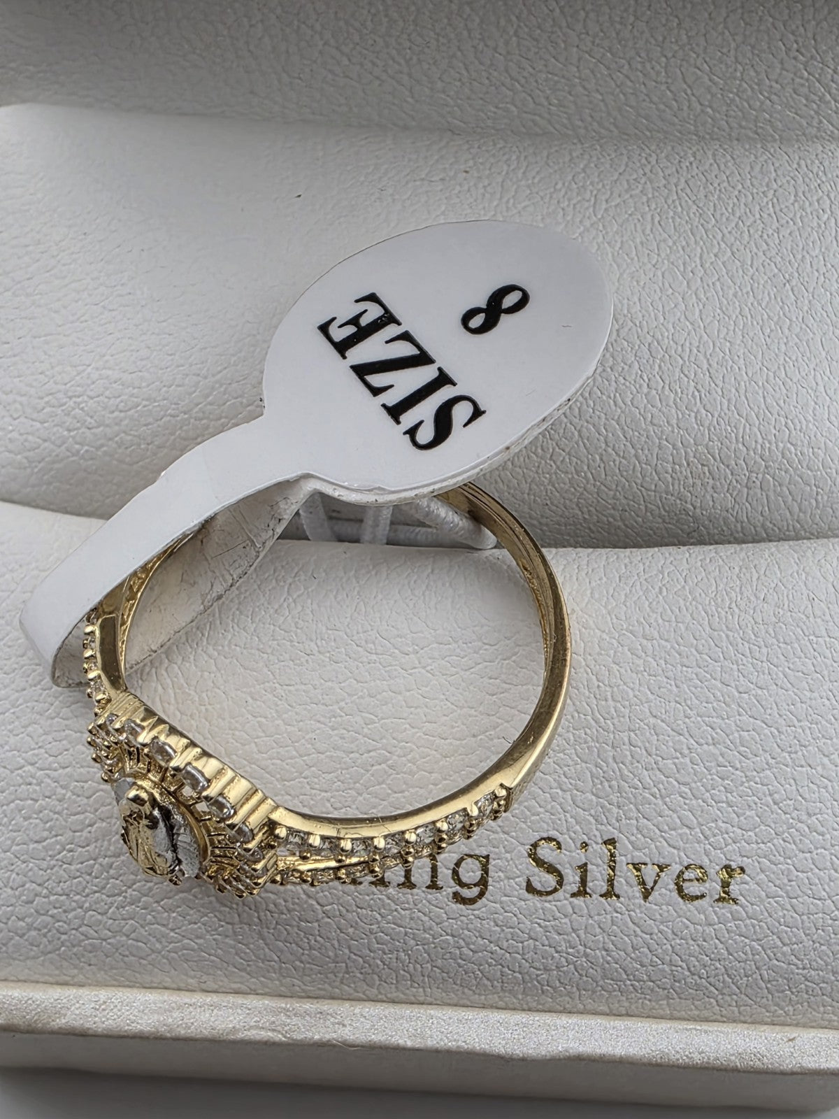 Cynthia Rowley Sterling Silver 925 Madonna Ring 8 Catholic Christian Oval Sm New
