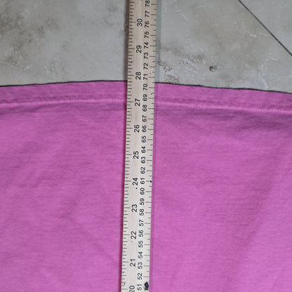 Vintage V for Vegetarian Shirt Men’s Large Pink Graphic Slogan Tee Y2K Vegan