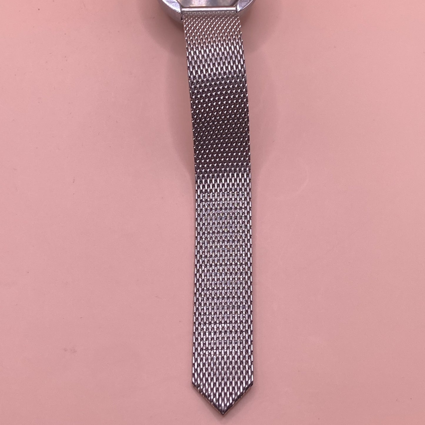 Timex Electric Domed Watch Women 30mm Silver Tone Mesh Band New Battery Vintage