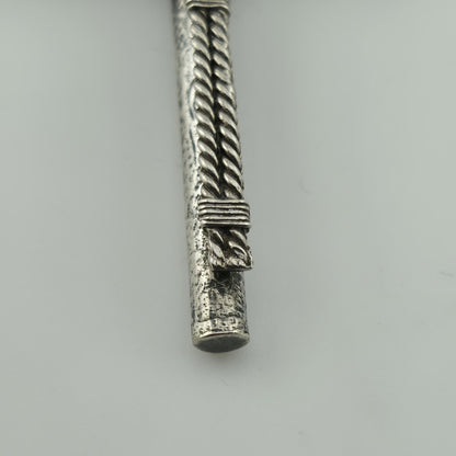 Sterling Silver Cross pendant Sterling Silver Necklace Choker 14” 20g Vintage