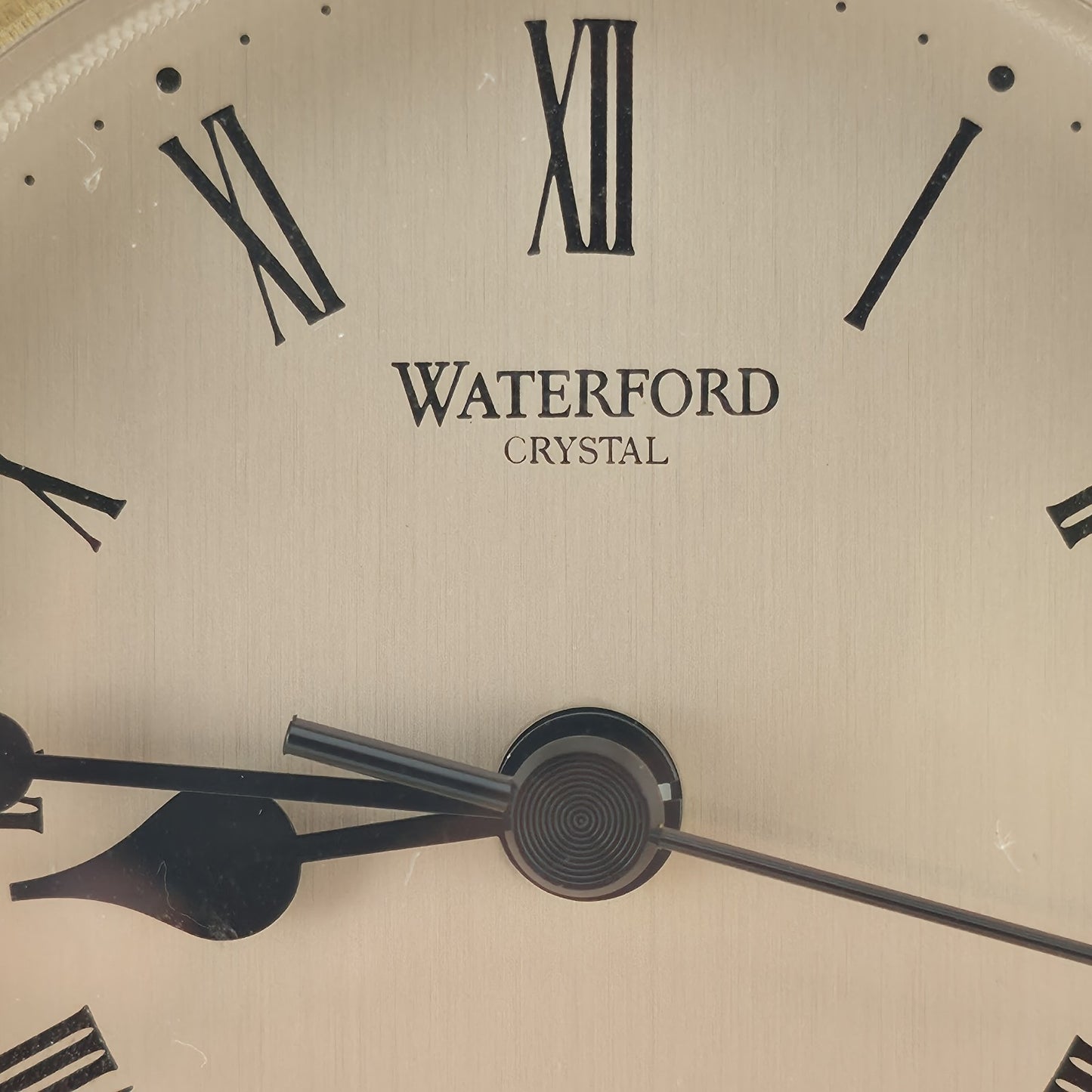 WATERFORD CRYSTAL LISMORE CARRIAGE CLOCK — 7" MANTLE / DESK