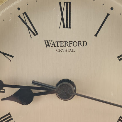 WATERFORD CRYSTAL LISMORE CARRIAGE CLOCK — 7" MANTLE / DESK