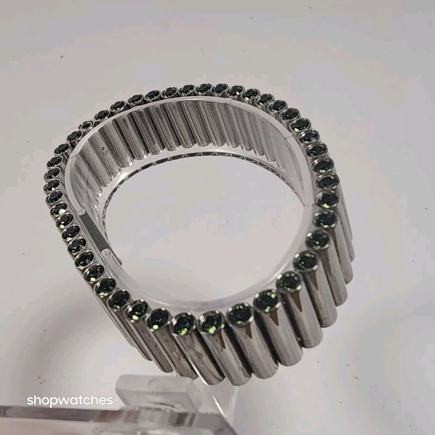 SWATCH Bracelet Small 6.25 Bijoux Lustro Swarovski Crystal Infinity Flex Vintage