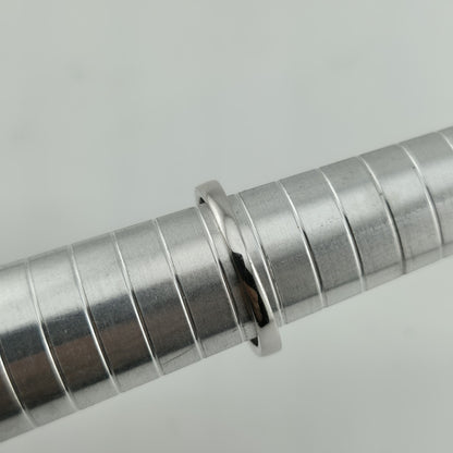 925 STERLING SILVER RING BAND WITH CZ STONE 7