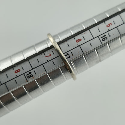 White Lab Opal Oxidized Infinity Celtic Knot 925 Sterling Silver Ring Sizes 6.5