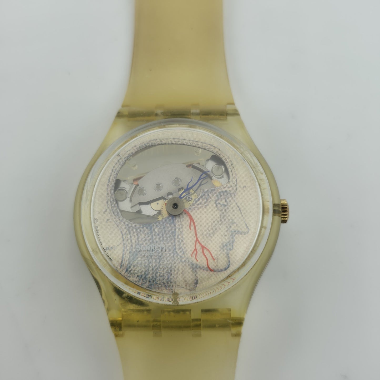 Swatch Watch GK247 Jo Whaley Ticking Brain 1997 Artist Series Limited Working