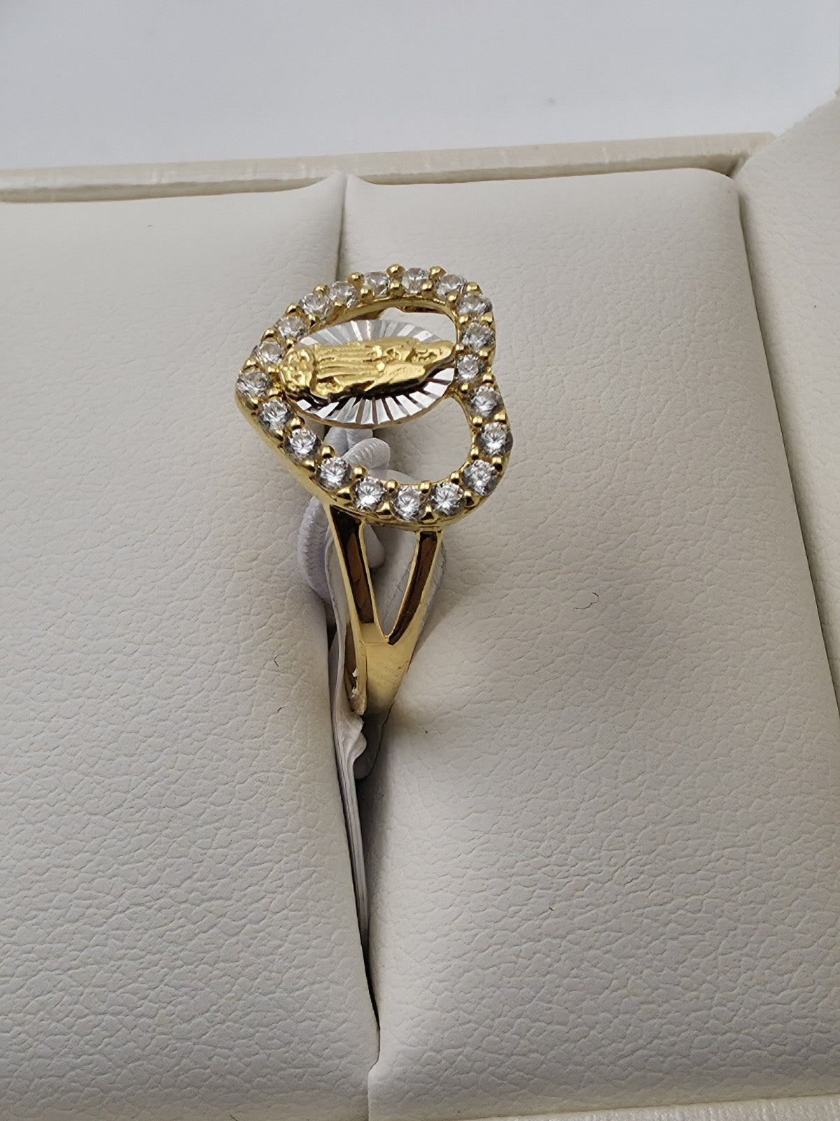 Cynthia Rowley Sterling Silver 925 Madonna Ring 6 Catholic Christian Jewelry New