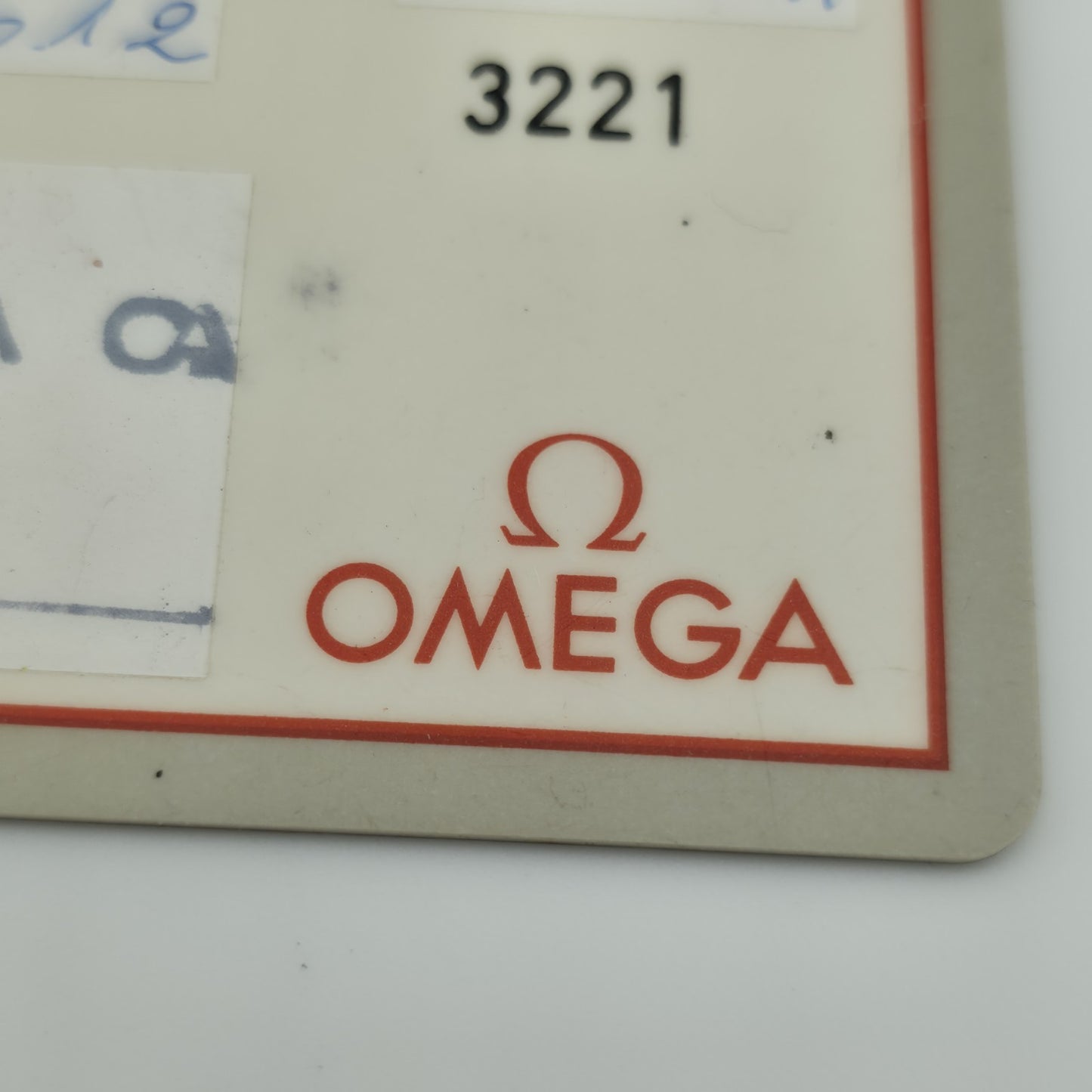 Omega International warranty card 1991 w/ Dealer Ref: MD7950870 Ephemera Vintage