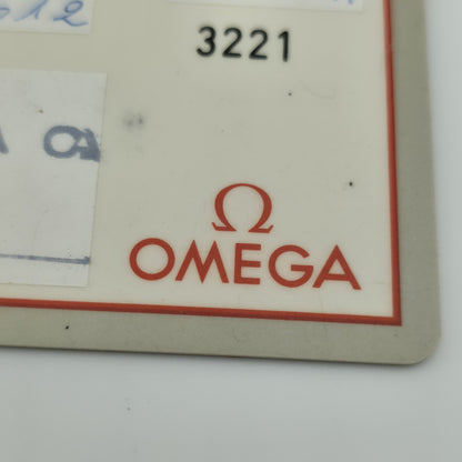 Omega International warranty card 1991 w/ Dealer Ref: MD7950870 Ephemera Vintage