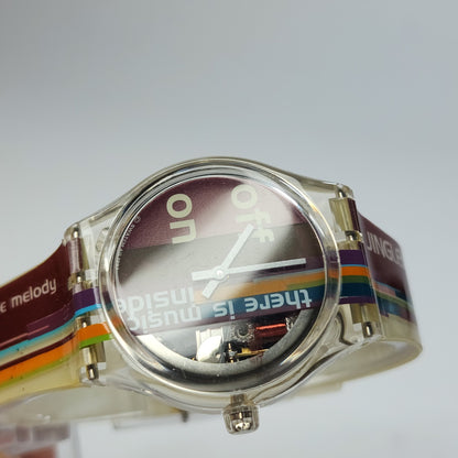 Swatch Watch Musicall Jingle Me Watch SLK118 by Candy Dulfer 1997 Vintage