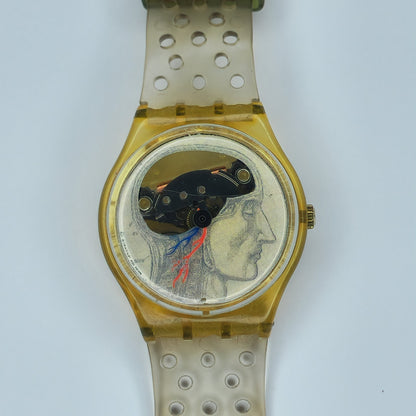 Swatch Ticking Brain GZ159 Limited Edition 1996 Collectible Art Watch RARE