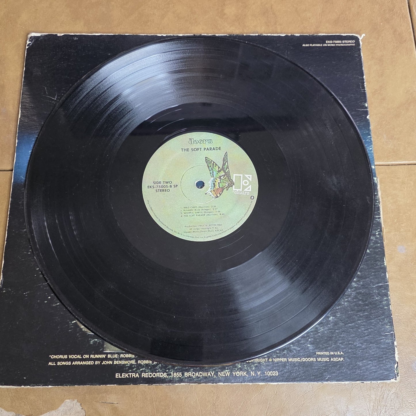 The Doors The Soft Parade Elektra Vinyl Album LP Original Allentown Press Sleeve