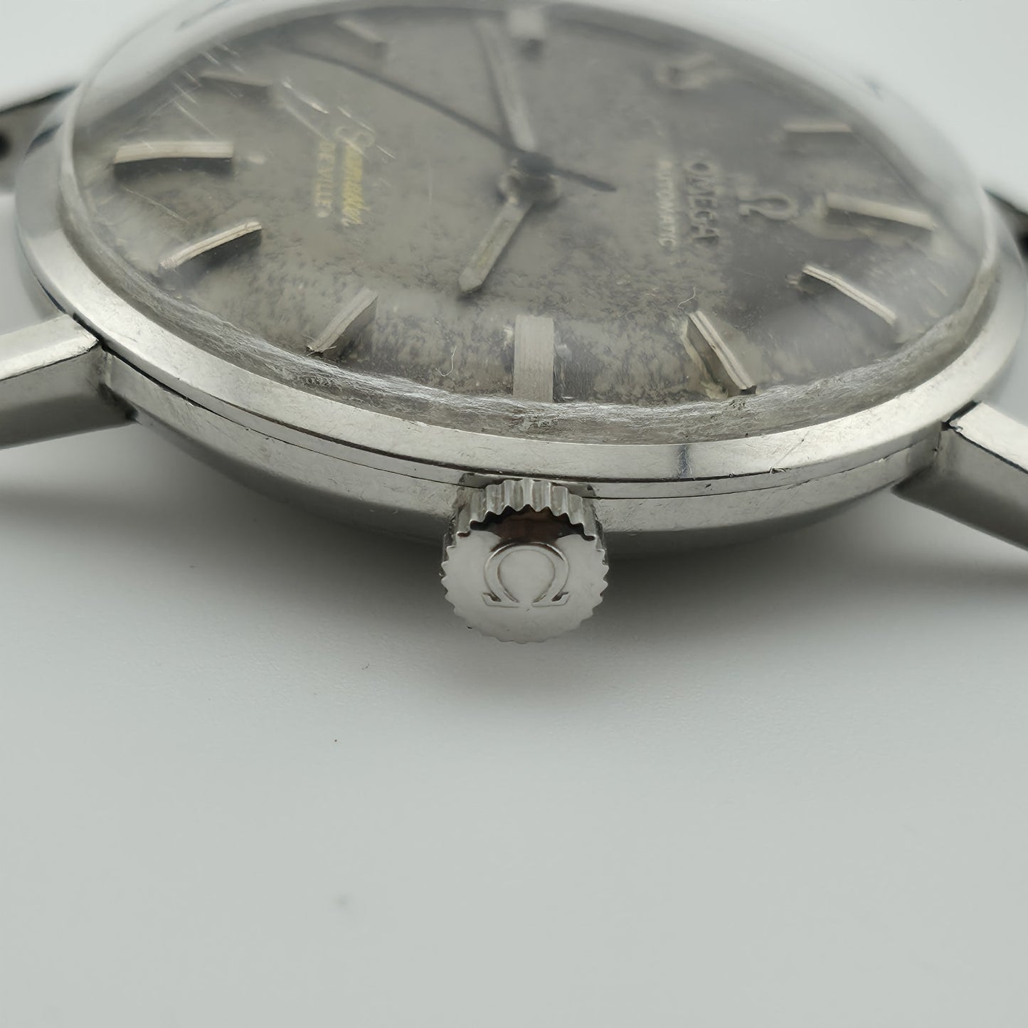 OMEGA Watch Semaster DeVille Automatic patina Dial Mens Dress Swiss Vintage ASIS