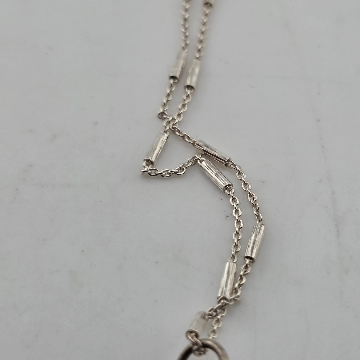 925 Sterling Silver Clover Charm Irish Shamrock Charm Jewelry 20in Chain