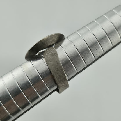 Joid'art Ring contemporary Artisan Spiral 925 Sterling Silver Adjustable
