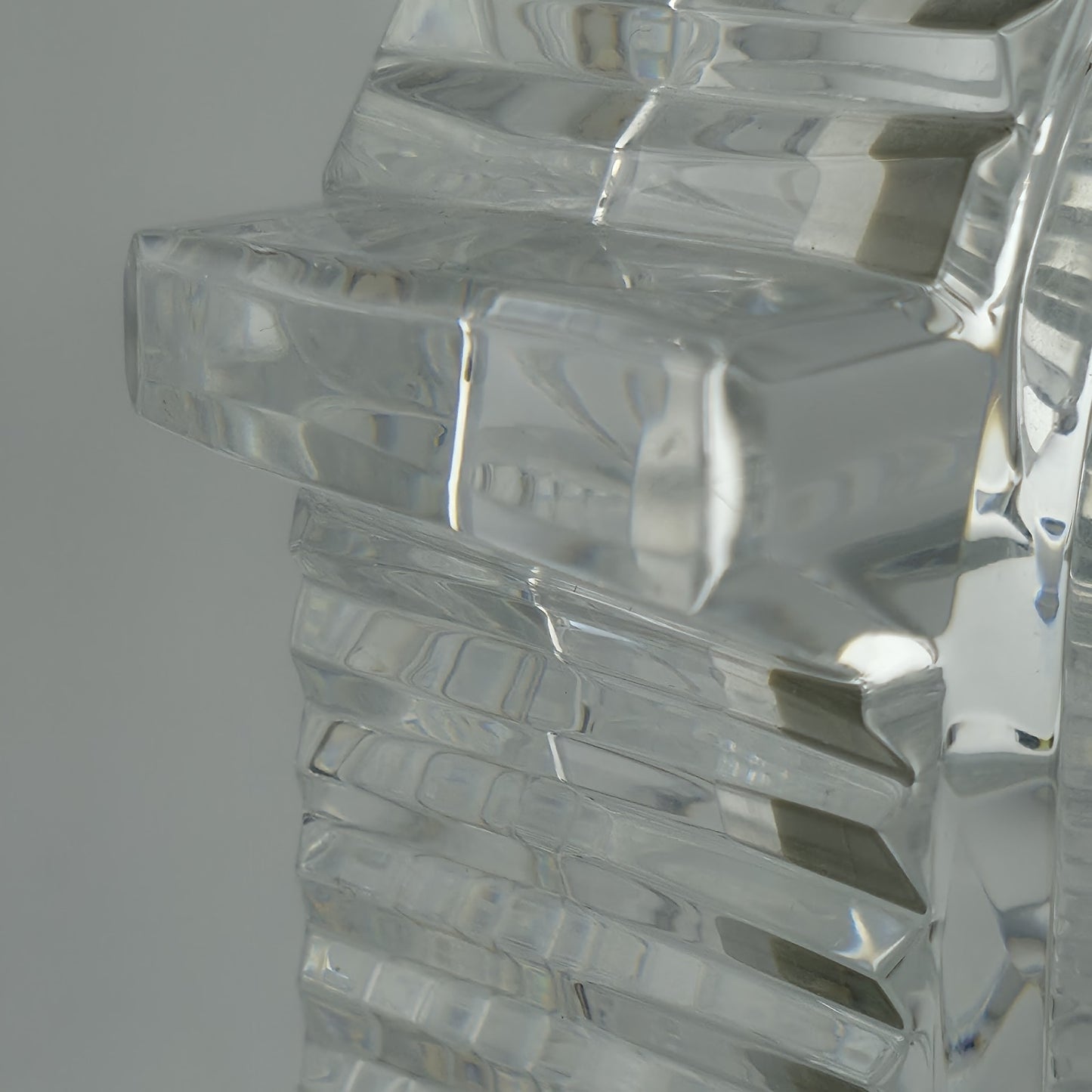 WATERFORD CRYSTAL LISMORE CARRIAGE CLOCK — 7" MANTLE / DESK