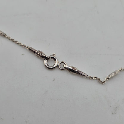 925 Sterling Silver Clover Charm Irish Shamrock Charm Jewelry 20in Chain