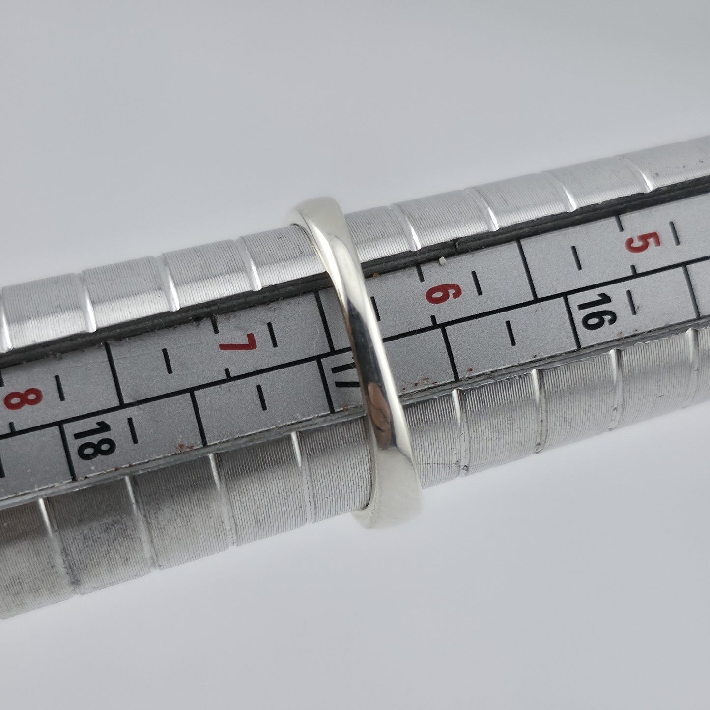 Sterling Silver Citrine Ring Size 6.5 Handmade Two-Tone Gold Accent 925