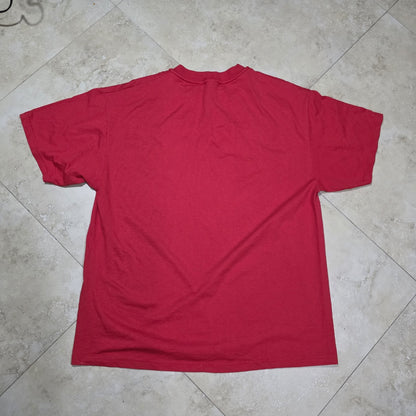 Champion SJP St Johns Prep Red Storm Laege Red Shirt Vintage