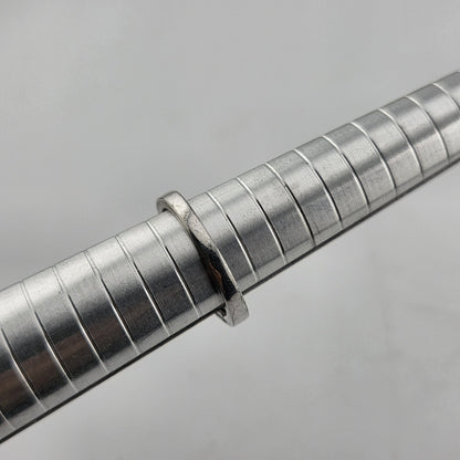 925 Sterling Silver Ring CZ ENGAGEMENT LADY Cute Eiffel tower Size 6.75