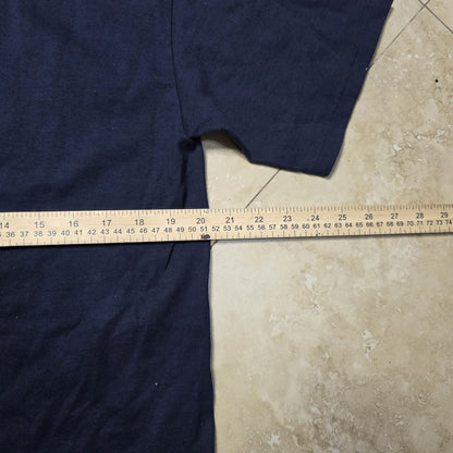 Vintage Lee Sport New York Knicks Shirt Mens Medium Black Blue Embroidered NBA