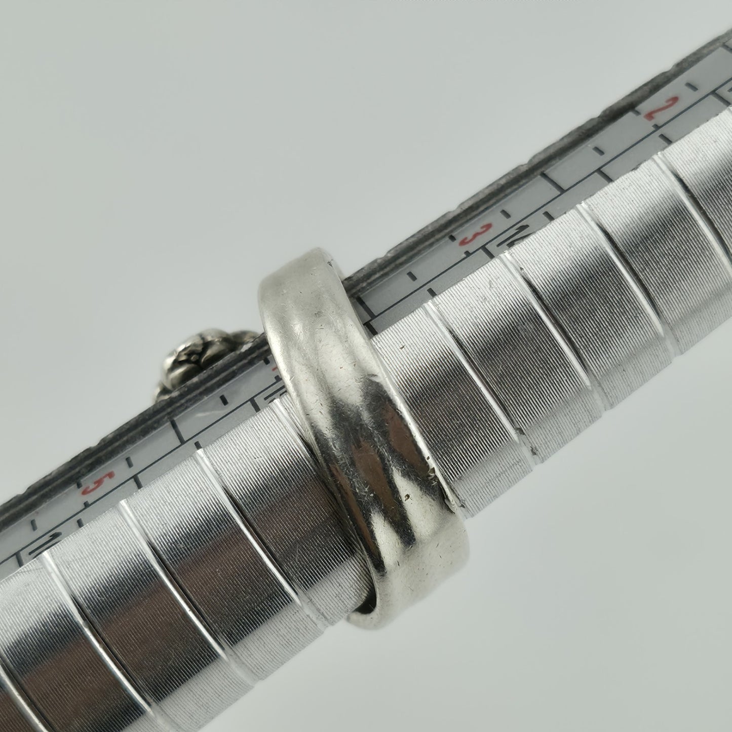 Vintage Cellini 925 Sterling Silver Spoon Scroll Wrap Ring Adjustable Adjustable