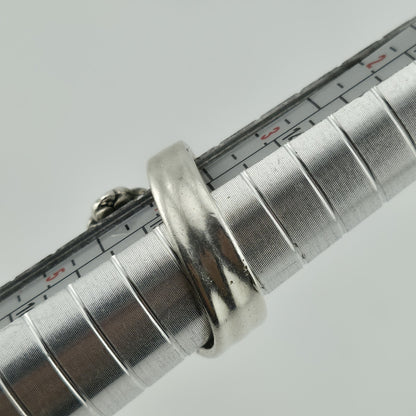 Vintage Cellini 925 Sterling Silver Spoon Scroll Wrap Ring Adjustable Adjustable